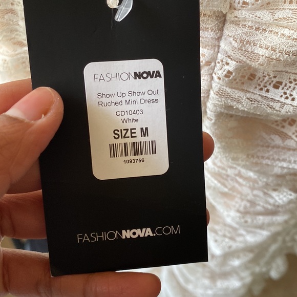 White & Tan Dress - Picture 4 of 4